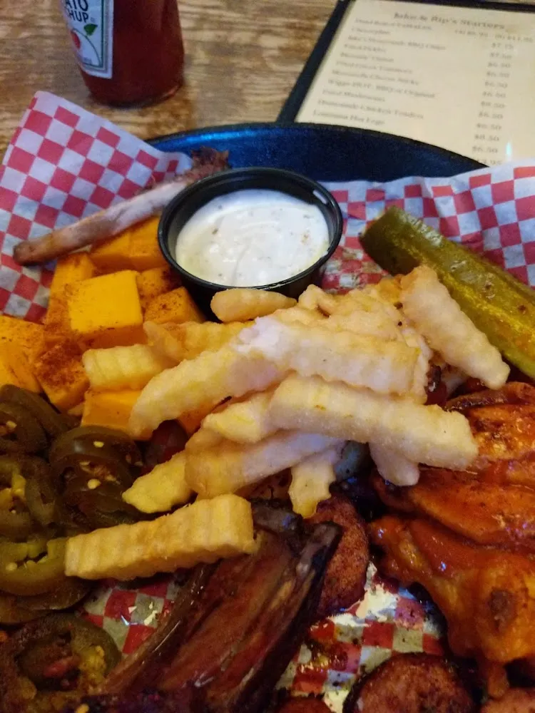 Jake and Rip's Sampler Platter with Fries